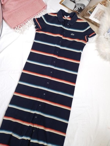 Women Lacoste Dress Navy 34 / XS / 42