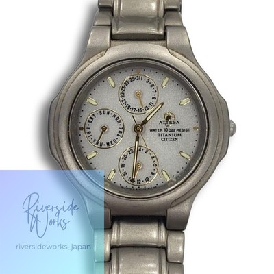 CITIZEN Solar Analog Watch Stainless Gray Silver GN-4W-UL