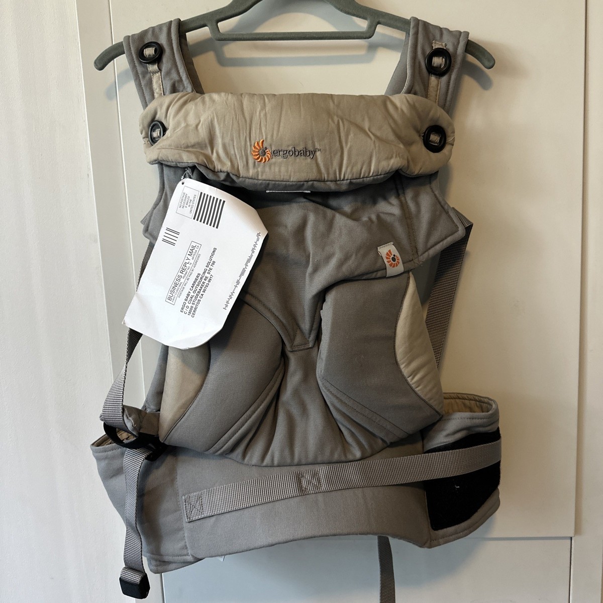 [美品]ergobaby OMNI 360 cool AIR グレー Ergobaby™ Omni 360 Cool Air Mesh Baby Carrier - Carbon Grey