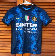 Inter Milan Nike Dri-Fit 21/22 INTER Milano $inter Fan Token Bambini XS 122-128 CM