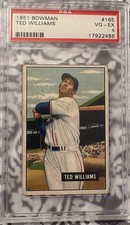 1951 Bowman Ted Williams PSA 4 VGEX Clean Back