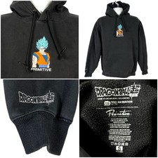 Dragon Ball Z Goku Primitive Mens Hoodie Sweatshirt size Small Super Saiyan God