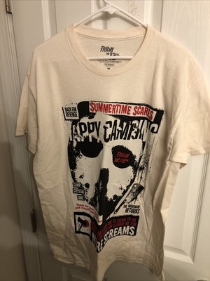 Jason Voorhees Friday The 13th   Happy Camping  Graphic Tee . Men s Medium NWOT