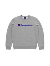 Champion Crewneck Sweatshirt Gray Heather Scr...