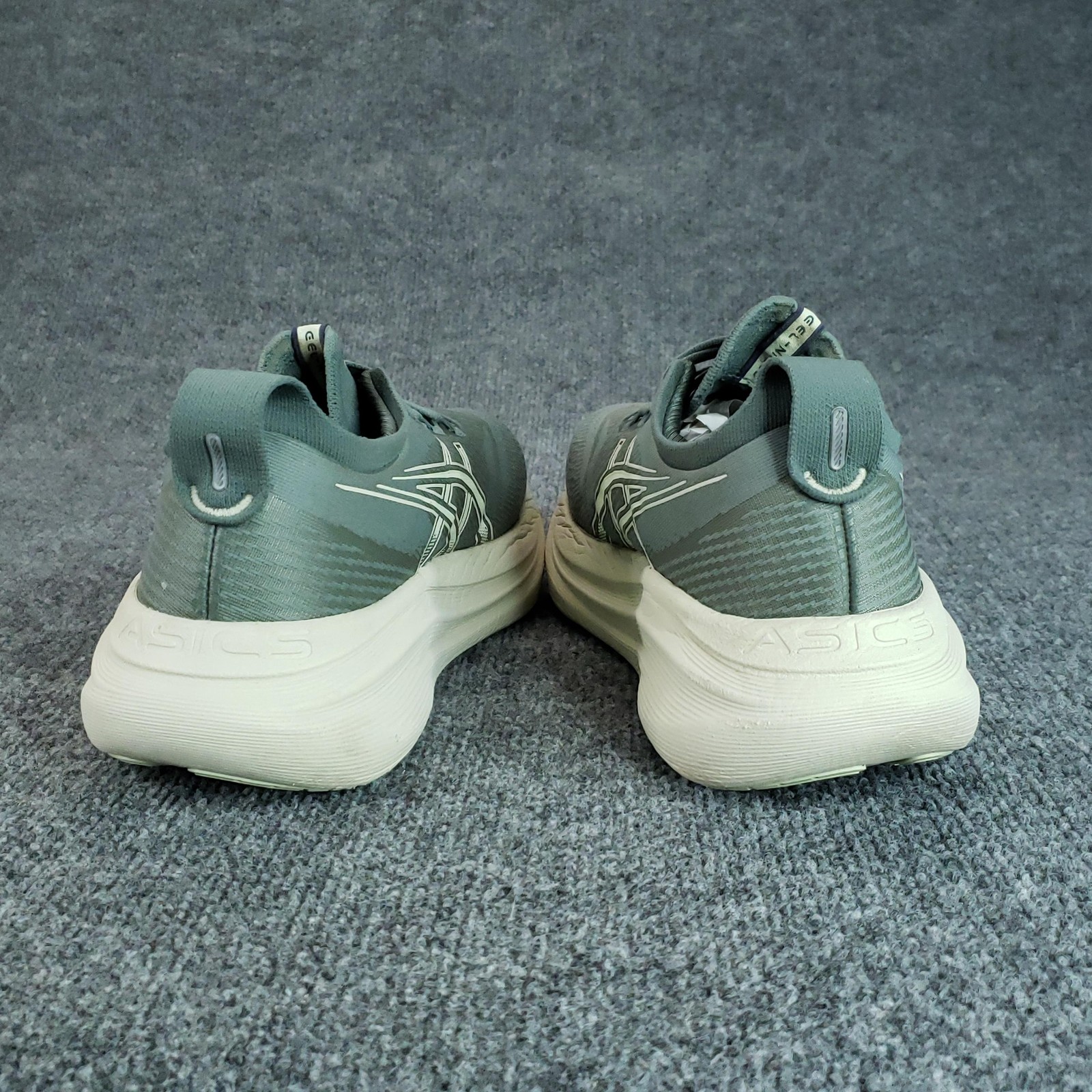 ASICS GEL-Nimbus 27 Shoes Womens Size 10 Green Road Running Sneakers 1012B753 thumbnail 15