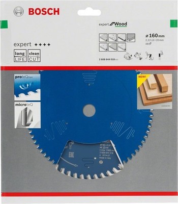 Bosch EXPERT Wood Kreissägeblatt, 160x2,2/1,6x20 mm, Z48