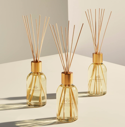 GLASSHOUSE FRAGRANCES KYOTO IN BLOOM CAMELLIA & LOTUS DIFFUSER BOTTLE 8.4 OZ NEW - Picture 8 of 9