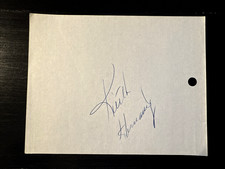 Keith Hernandez STL Cardinals NY Mets 1970s signed auto cut signature