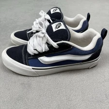 Vans Knu Skool Navy True White Mens Sz 10 / Womens 11.5 VN0009QCNAV Skate Shoes