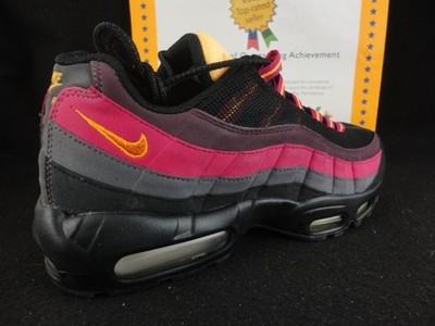 Nike Air Max 95, Black/ Tuscan Rust-Laser Orange, 2014, Style 609048-083, Size 9