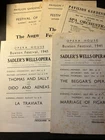 WW2 Buxton Festival 5 Music/Opera Programmes 1941 Sadlers Wells /Old Vic Theatre