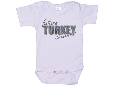 Baby Turkey Hunting Outfit, Future Turkey Chaser, Newborn Hunting Clothes