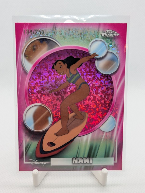 2026 Topps Chrome Disney Pink Mini Diamond Refractor /250 Nani  #151