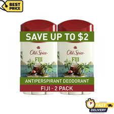 Old Spice Antiperspirant Deodorant for Men, Fiji, Invisible Solid, 2.6 oz, 2Pack