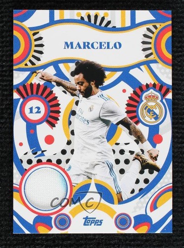 2024-25 Topps Real Madrid Team Set Flamenco Flare Relics Marcelo #FR-MC 1o88