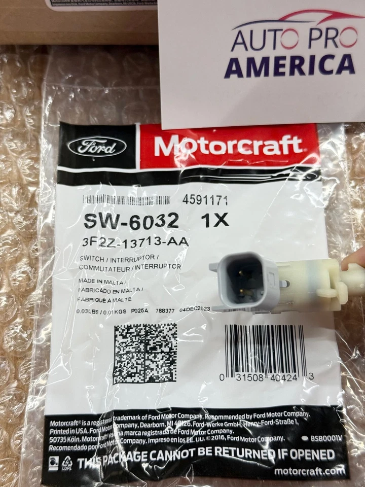 Interruptor de advertencia Ajar puerta abierta Ford F150 F250 SD conductor delantero trasero lado izquierdo OEM Foto 3 de 4