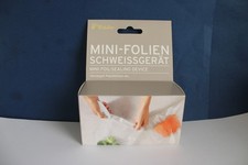 TCM Mini-Folien Schweissgerät ° Bag Sealer mit Cutter ° wiederaufladbar NEU!OVP!
