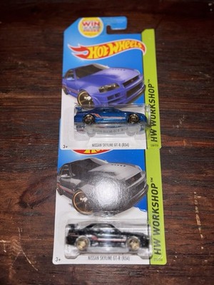 Hot Wheels Nissan Skyline GT-R (R34) Variación Azul Y Negro | eBay