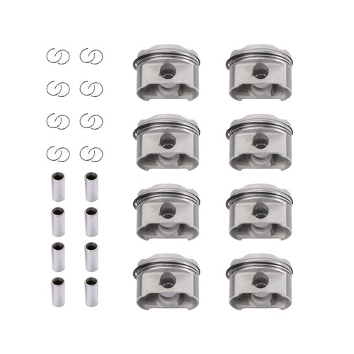 8X Piston & Ring Kit STD Suitable For Porsche Cayenne S 4.5L V8 955 9PA M48.00 - Picture 1 of 13