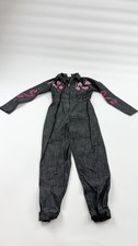 Disney Mulan Jumpsuit Girls 9/10 Dragon Floral Embroidered Costume