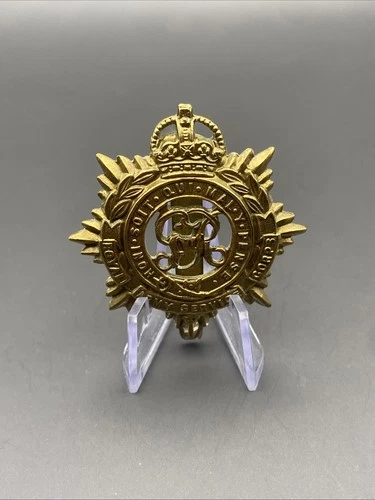Royal Army Service Corps, British Army Military Cap Badge. WW2. C6