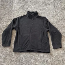 10,000 Ft Above Sea Level Men'd Full Zip Fleece Jacket Black Size XL