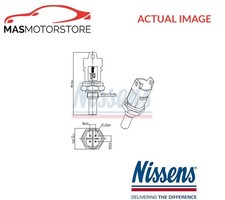 COOLANT TEMPERATURE SENSOR GAUGE ENGINE SIDE NISSENS 207080 P NEW OE REPLACEMENT