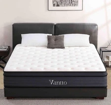 Queen Size Mattress, 12 Inch Hybrid Memory Foam Mattress in a Box Pocket Springs