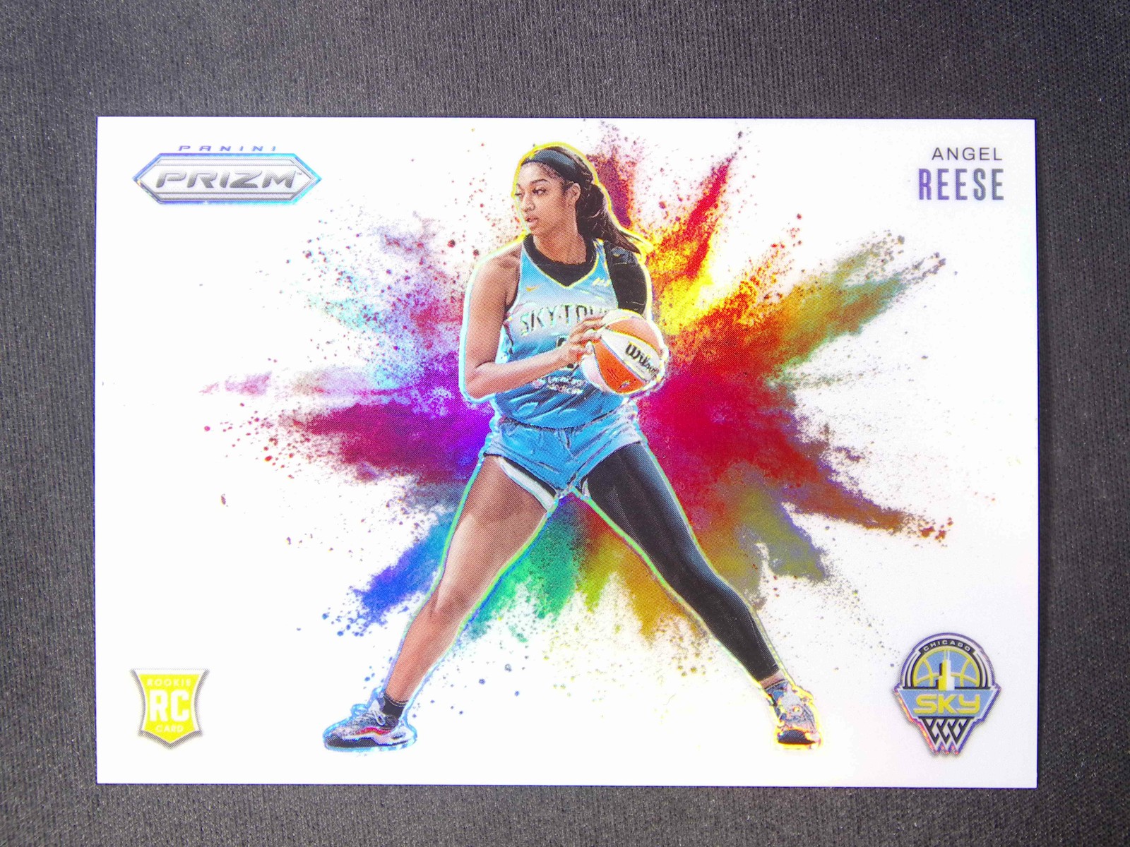 2024 Panini WNBA Prizm Angel Reese #7 RC Rookie Color Blast Case Hit SSP