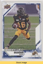 2019 Upper Deck CFL Blue Brandon Banks #72 READ m7v