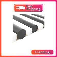 BuyPlastic White (Virgin Natural) UHMW Plastic Rod 7/8" Diameter, 2 ft. Nominal
