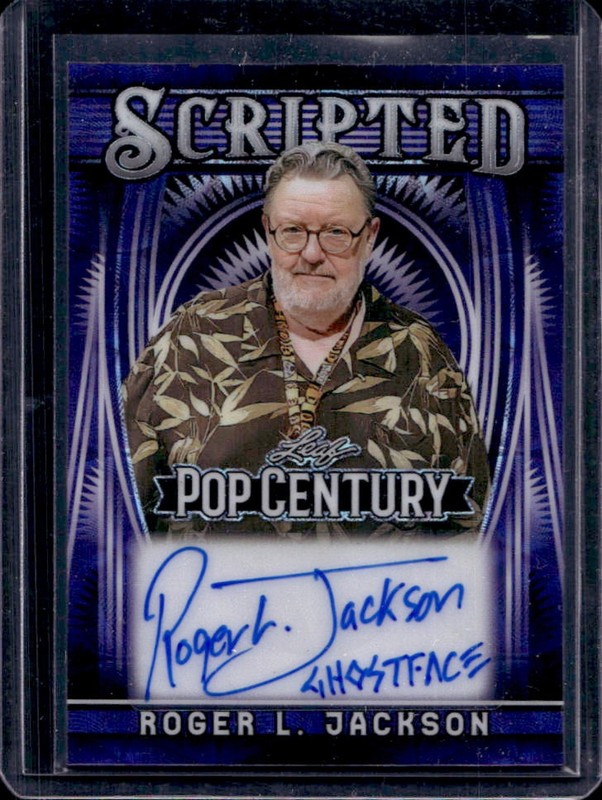 2025 Leaf Metal Pop Century Roger L. Jackson Kaleidoscope Purple Auto #/4