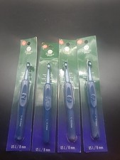 4 X New Boye Aluminum Crochet Hook Size L 8mm Ergonomic Handle The Crochet Dude