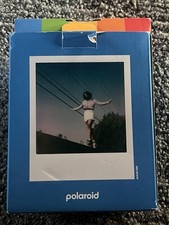 New Polaroid Now Analog Instant Film Camera Generation 2 Blue N White