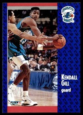 1991-92 Fleer Kendall Gill Charlotte Hornets #20