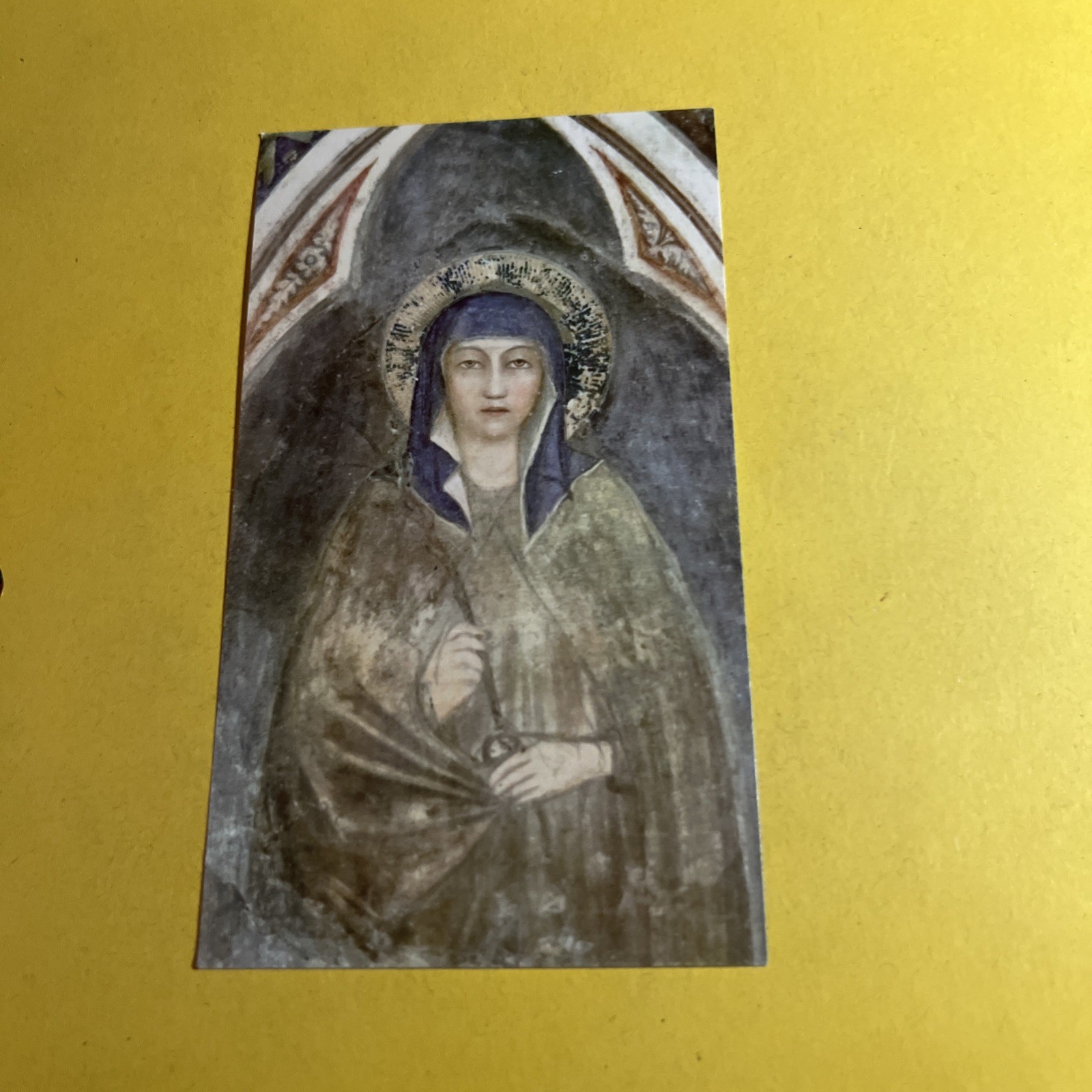 BENEDIZIONE DI SANTA CHIARA APPROVAZ. ECCLESIASTICA SANTINO PREGHIERA COLLEZIONE