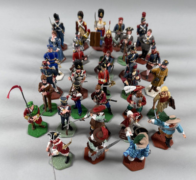 Lot of 33 Miscellaneous New Hope Design Painted Miniatures 54mm scale
