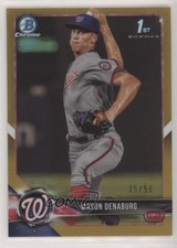 2018 Bowman Draft Chrome Gold Refractor 25/50 Mason Denaburg #BDC-164 4h4