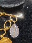 Oscar de la Renta Genuine Stone Ancient Greek Head Charm  Bracelet Nwt Signed  — photo 3