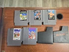 Nintendo NES Video Game Lot Games VINTAGE (WWE Wrestlemania  Dr Mario, TMNT)