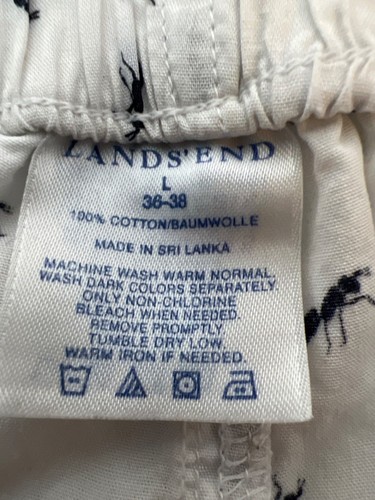 Pantaloni Pigiama Land's End All Over Stampa Formiche Insetti Picnic Tg Large 36/38 - Foto 3 di 8