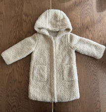 Cozy Baby Gap Sherpa Jacket Coat Size 4 Star-Lined
