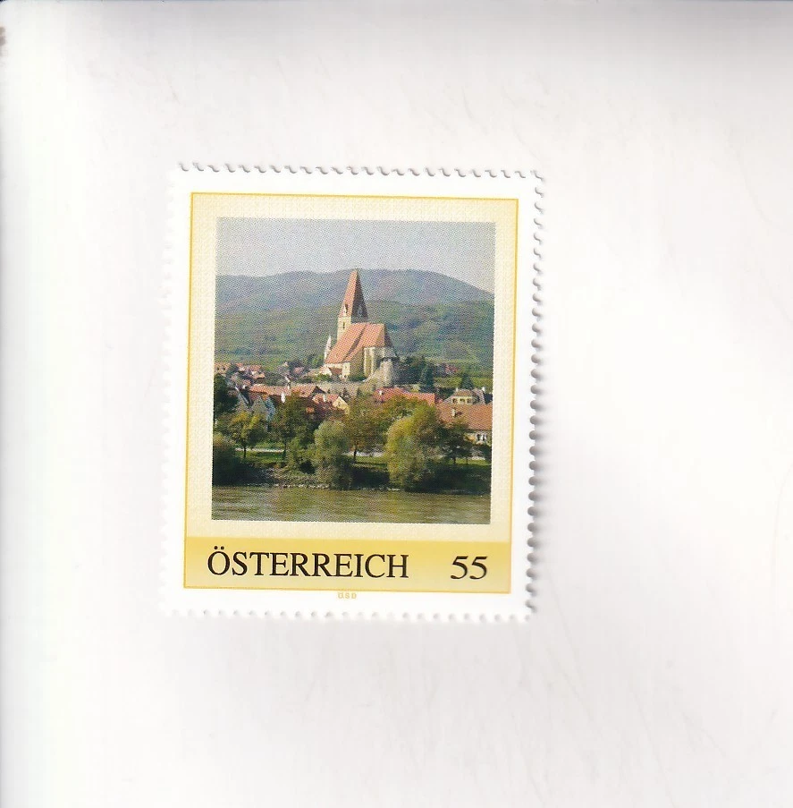 BRIEFMARKE PM Österreich WACHAU - WEIßENKIRCHEN KIRCHE  Postfrisch - Bild 1 von 1