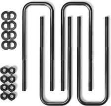 Extended U Bolts for Leaf Spring Axles - 10" Length, 2.75" Width, Chevy/GMC