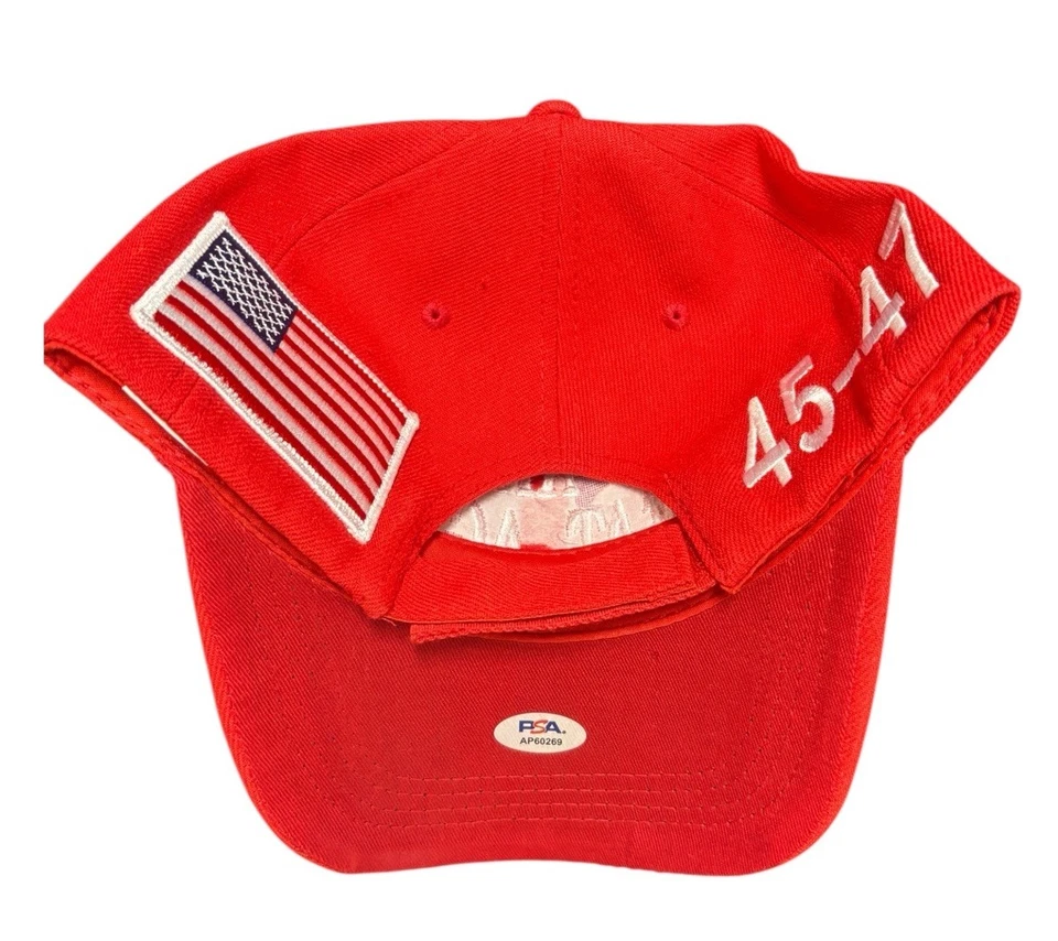 JON BONES JONES Signed Make American Great MAGA HAT Trump UFC White House PSA - Image 3 of 4