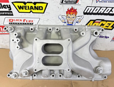 Tsp Intake Manifold 84023 Dual Plane Idle-6800 Rpm Satin Aluminum For Ford 351w