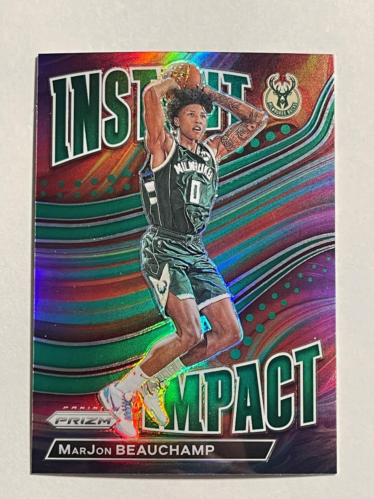 2022-23 Panini Prizm #23 MarJon Beauchamp Instant Impact Prizm Silver