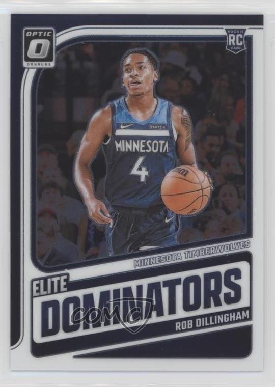 2024-25 Panini Donruss Optic Elite Dominators Rob Dillingham #1 Rookie RC 0b3