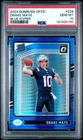 2024 Donruss Optic Drake Maye Blue Hyper Rated Rookie Prizm PSA 10 GEMMINT #229