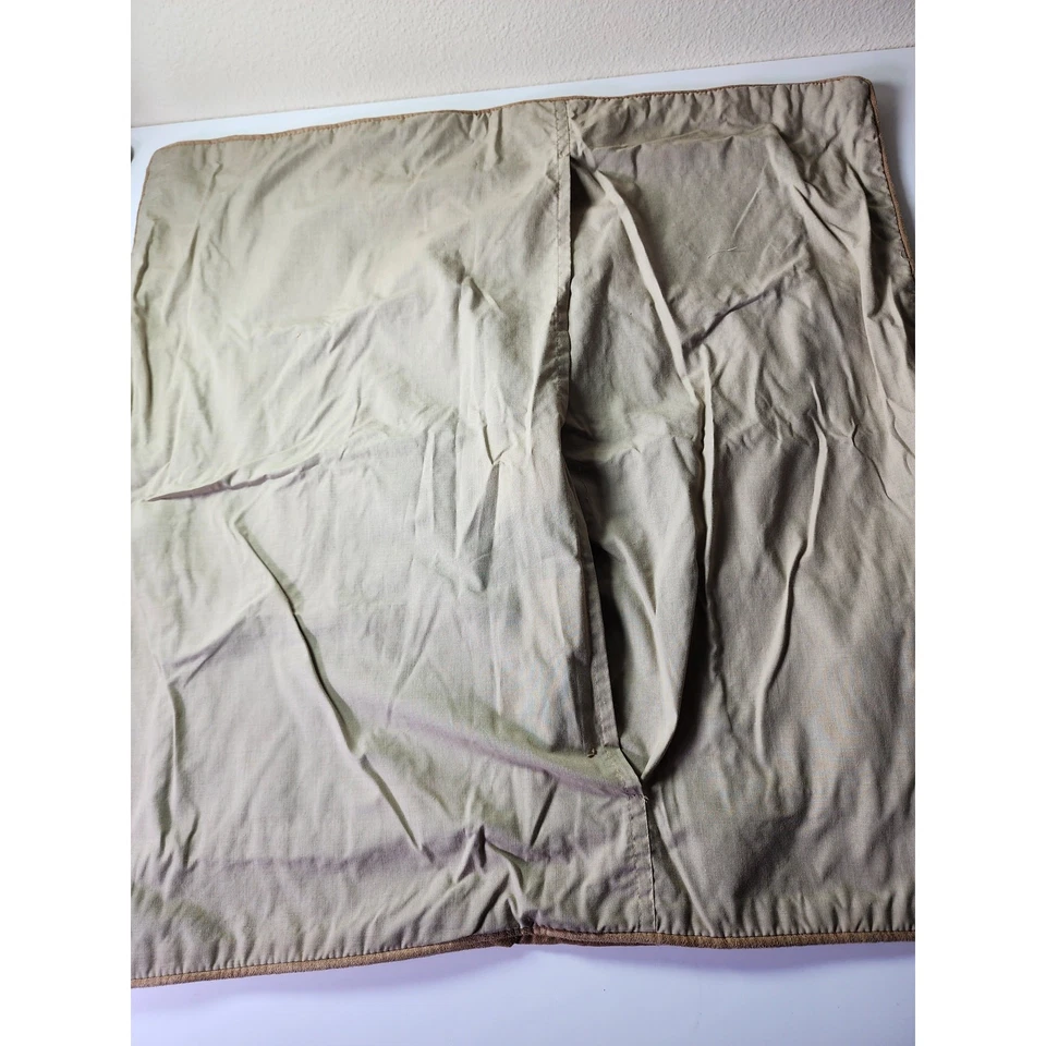 ASHLEY FURNITURE Marrón Tostado Patchwork Imitación Gamuza EURO Almohada Fundas - Juego de 2 Foto 4 de 4